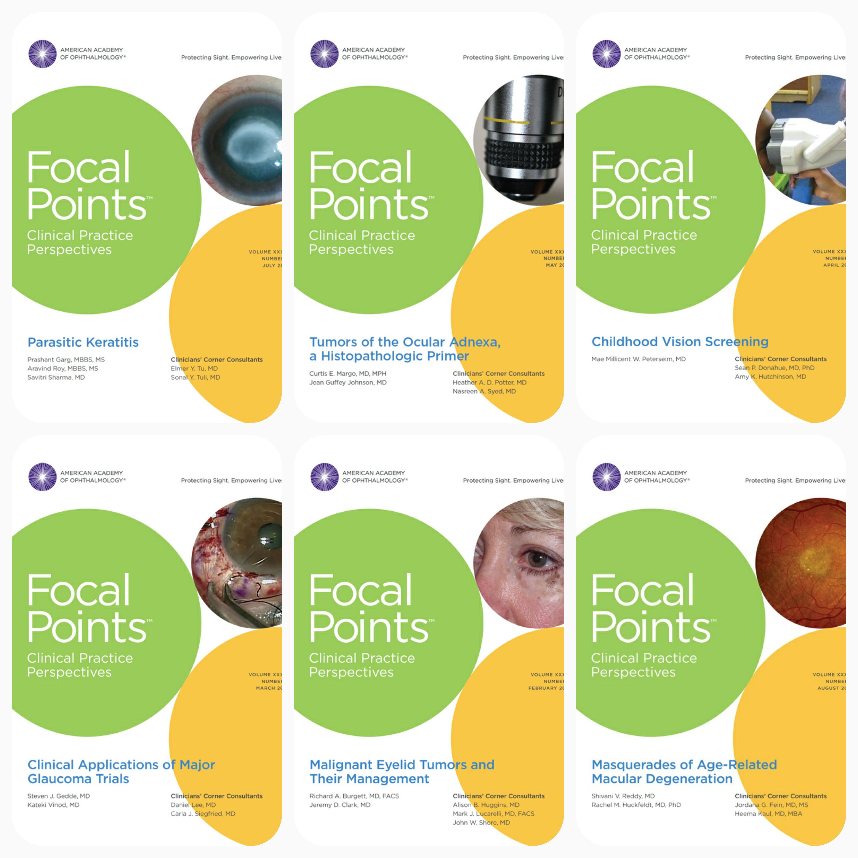 Focal Points 2010 : Clinical Modules for Ophthalmologists